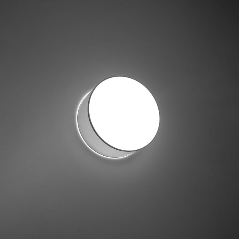 Deckenleuchte Arena Grau, Led, Rund, Modernes Design, Ø30 Cm-Leuchtezauber