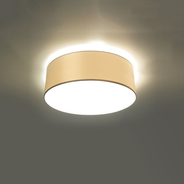 Deckenleuchte Arena Weiß, Rund, Modern, Led-Kompatibel, Ø30 Cm-Leuchtezauber