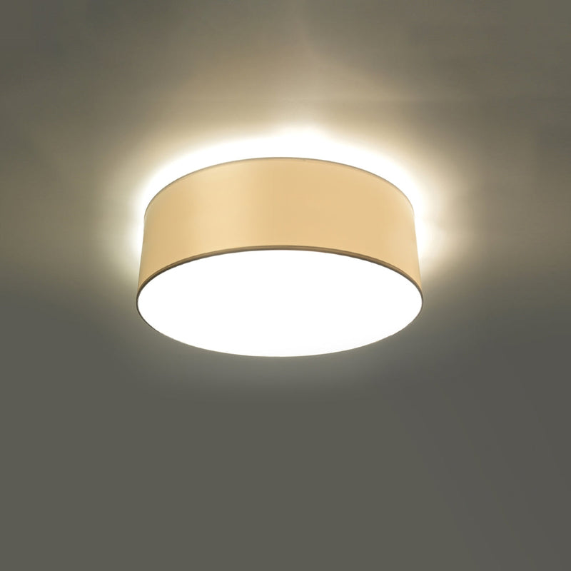 Deckenleuchte Arena Weiß, Rund, Modern, Led-Kompatibel, Ø30 Cm-Leuchtezauber