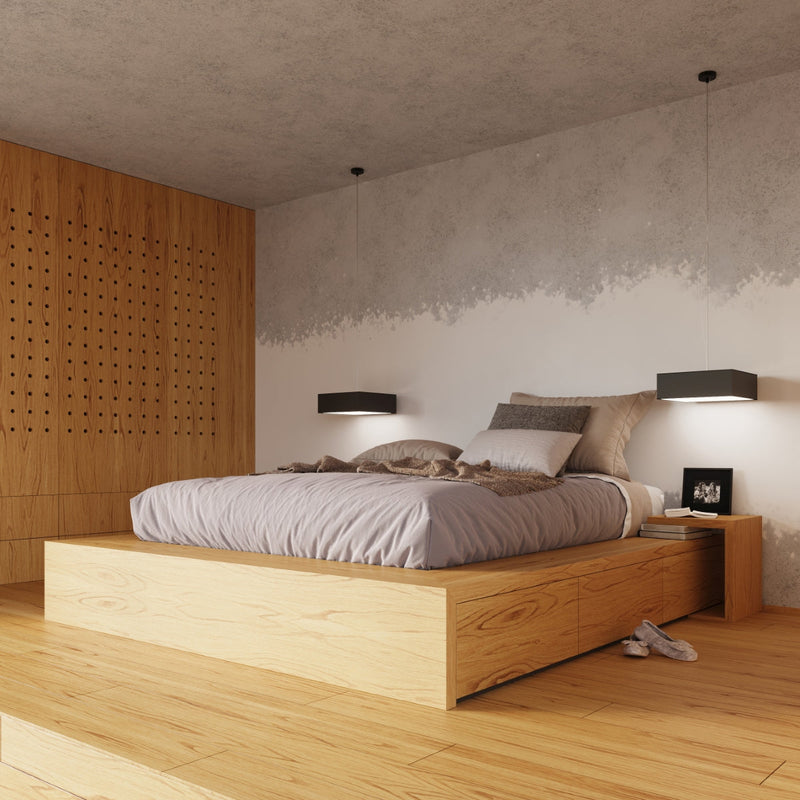 Deckenleuchte Horus 35 Schwarz, Design, Led-Fähig, Ø35 Cm-Leuchtezauber