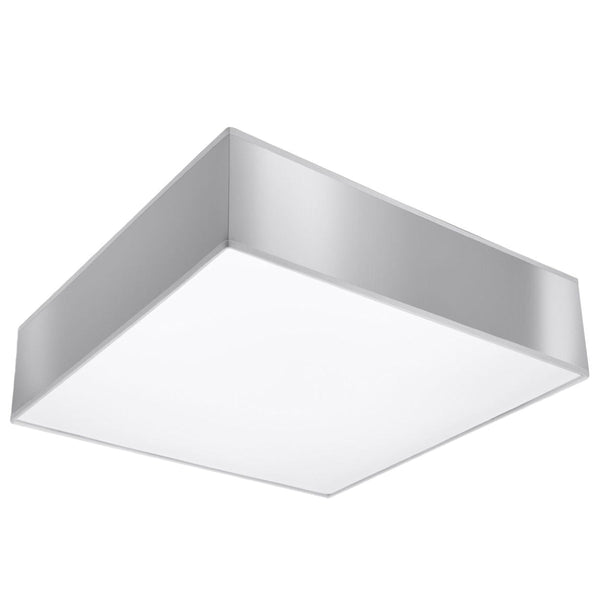 Deckenleuchte Horus 35 Grau, Led-Kompatibel, Rund, Ø35 Cm-Leuchtezauber