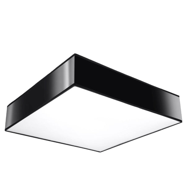 Deckenleuchte Horus 45 Schwarz, Rund, Modern, Led-Kompatibel-Leuchtezauber