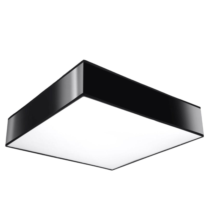 Deckenleuchte Horus 45 Schwarz, Rund, Modern, Led-Kompatibel-Leuchtezauber