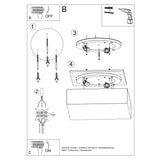 Deckenleuchte Horus 45 Weiß, Led-Kompatibel, Ø45 Cm, Modern-Leuchtezauber