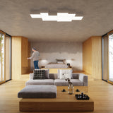 Deckenleuchte Horus 45 Weiß, Led-Kompatibel, Ø45 Cm, Modern-Leuchtezauber