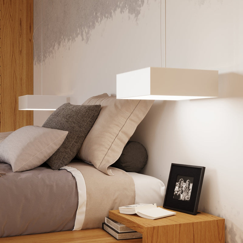 Deckenleuchte Horus 45 Weiß, Led-Kompatibel, Ø45 Cm, Modern-Leuchtezauber