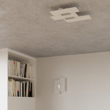 Deckenleuchte Fabiano Schwarz-Gold, Led, Designlampe Ø40 Cm-Leuchtezauber