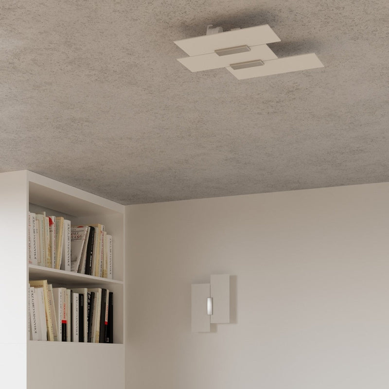 Deckenleuchte Fabiano Schwarz-Gold, Led, Designlampe Ø40 Cm-Leuchtezauber