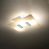 Deckenleuchte Fabiano Schwarz-Gold, Led, Designlampe Ø40 Cm-Leuchtezauber