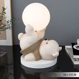 Teddybär-Tischlampe-Leuchtezauber