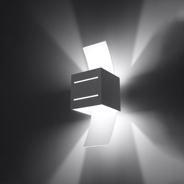 Wandleuchte Loreto Grau – Runde Led-Leuchte In Schlichtem Design-Leuchtezauber