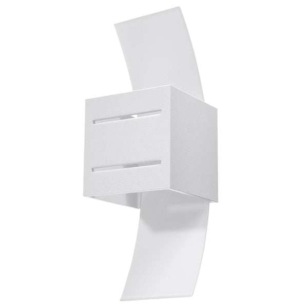 Wandleuchte Loreto Weiß – Moderne Led-Leuchte Für Flur & Schlafzimmer-Leuchtezauber