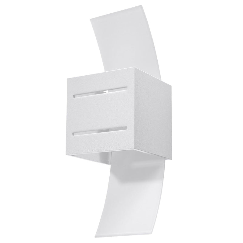 Wandleuchte Loreto Weiß – Moderne Led-Leuchte Für Flur & Schlafzimmer-Leuchtezauber