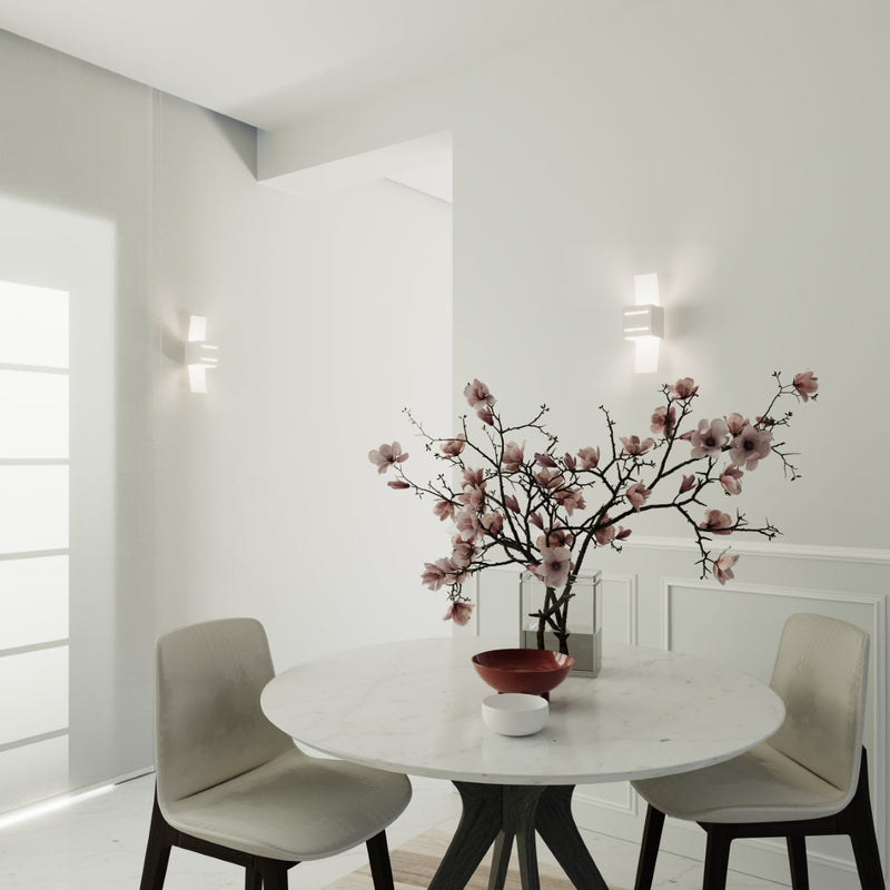 Wandleuchte Loreto Weiß – Moderne Led-Leuchte Für Flur & Schlafzimmer-Leuchtezauber