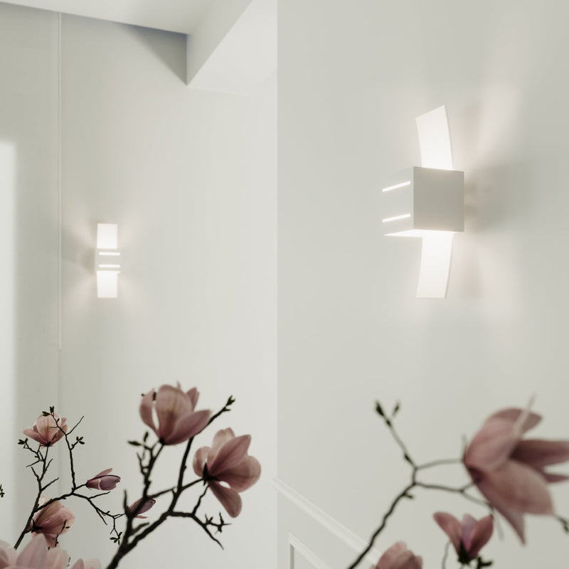 Wandleuchte Loreto Weiß – Moderne Led-Leuchte Für Flur & Schlafzimmer-Leuchtezauber