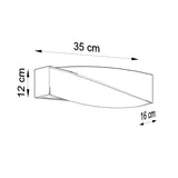 Wandleuchte Keramik Sigma Mini – Kleine Keramiklampe Mit Led-Kompatibilität-Leuchtezauber