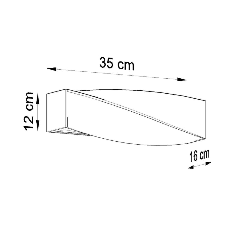 Wandleuchte Keramik Sigma Mini – Kleine Keramiklampe Mit Led-Kompatibilität-Leuchtezauber