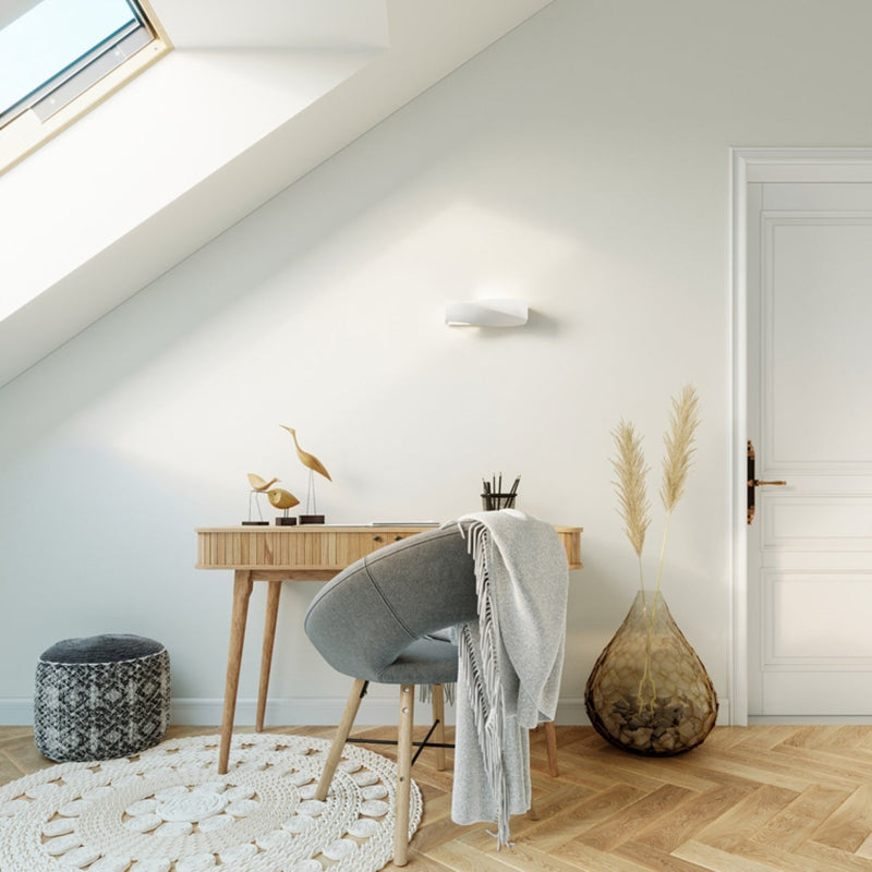Wandleuchte Keramik Sigma Mini – Kleine Keramiklampe Mit Led-Kompatibilität-Leuchtezauber
