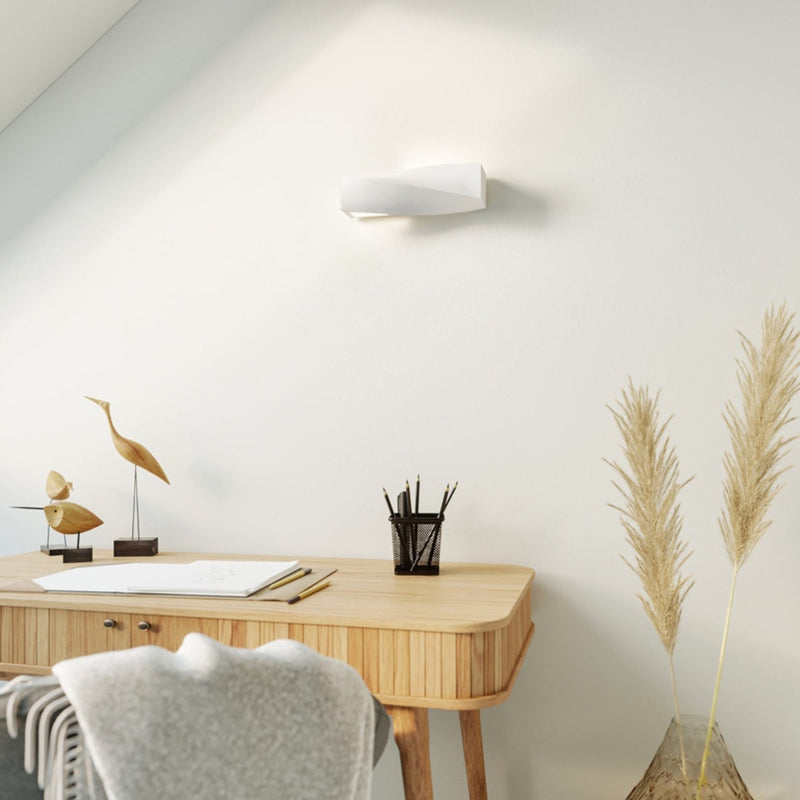 Wandleuchte Keramik Sigma Mini – Kleine Keramiklampe Mit Led-Kompatibilität-Leuchtezauber