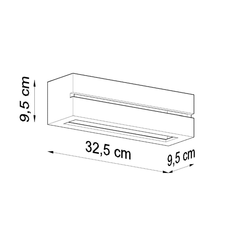 Wandleuchte Keramik Vega Line – Wandlampe Aus Keramik, Up/Down-Design-Leuchtezauber