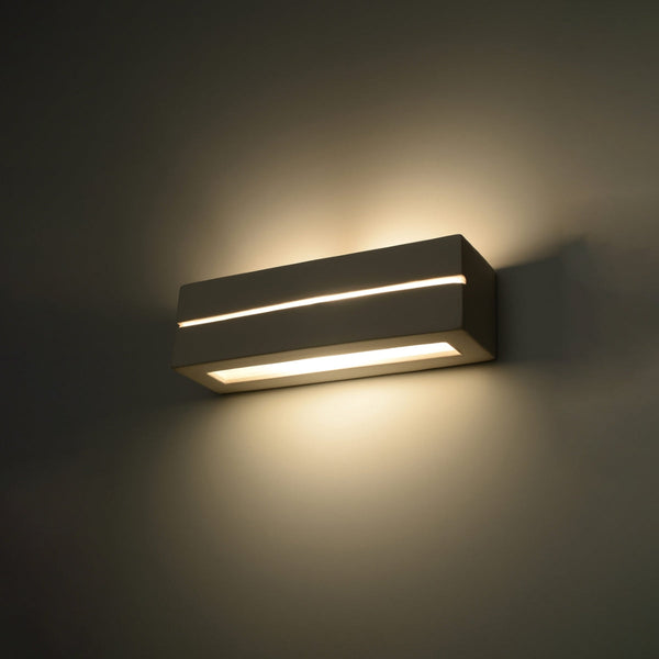Wandleuchte Keramik Vega Line – Wandlampe Aus Keramik, Up/Down-Design-Leuchtezauber