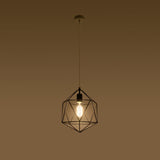 Hängeleuchte Gaspare – Pendelleuchte in Schwarz mit Gold-Innenseite-Leuchtezauber