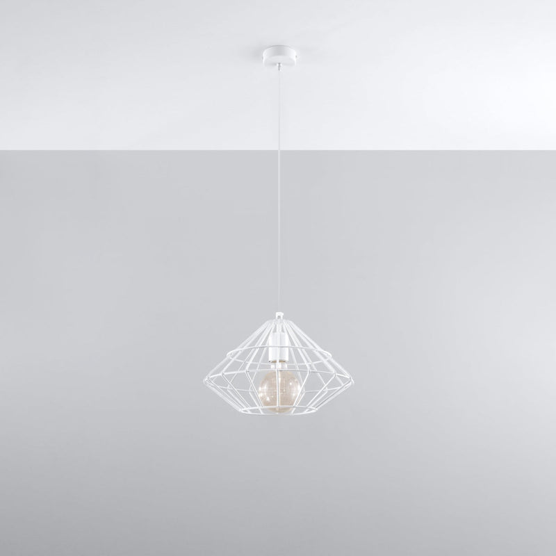 Hängeleuchte Umberto Weiß – Stilvolle Pendellampe für modernes Wohnen-Leuchtezauber