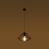 Hängeleuchte Umberto Schwarz – Elegante Retro-Leuchte mit Kegelschirm-Leuchtezauber