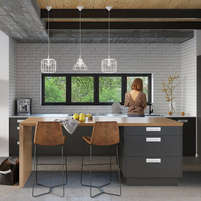 Hängeleuchte Celta Weiß – Skandinavische Pendelleuchte in Mattweiß-Leuchtezauber