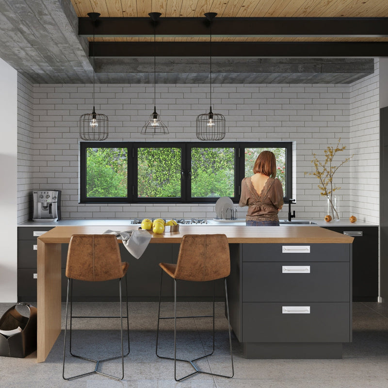 Hängeleuchte Celta Schwarz – Runde Designlampe für Esszimmer & Küche-Leuchtezauber