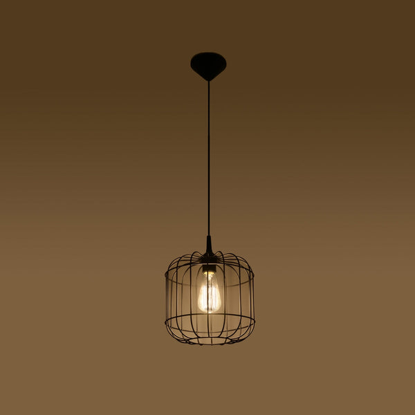 Hängeleuchte Celta Schwarz – Runde Designlampe für Esszimmer & Küche-Leuchtezauber