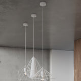 Hängeleuchte Demi Weiß – Minimalistische Deckenleuchte mit Stil-Leuchtezauber