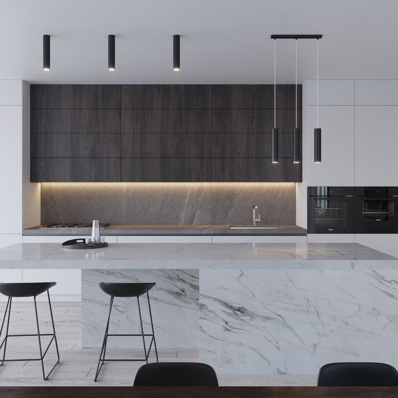 Hängeleuchte Lagos 3-flammig Schwarz – Moderne Pendellampe LED-Leuchtezauber