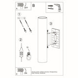 Wandleuchte Lagos 2 Schwarz – 2-Flammige Led-Wandleuchte, Drehbar-Leuchtezauber