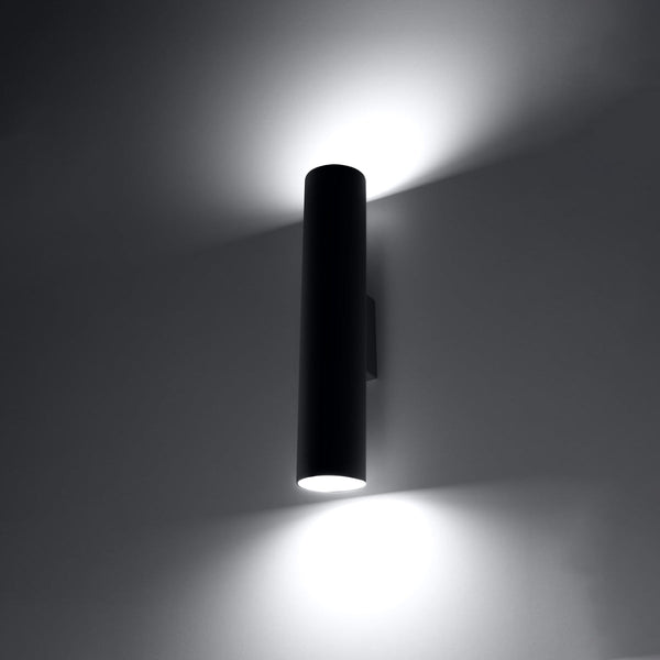 Wandleuchte Lagos 2 Schwarz – 2-Flammige Led-Wandleuchte, Drehbar-Leuchtezauber