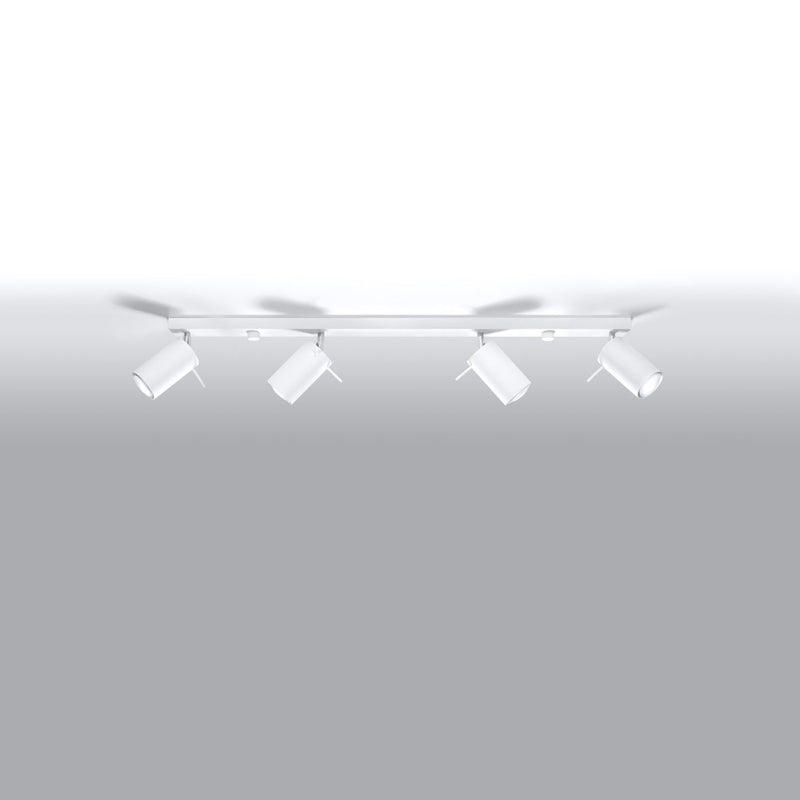 Deckenleuchte Ring 4-Flammig Weiß, Modern, Led-Kompatibel-Leuchtezauber