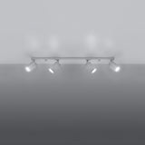 Deckenleuchte Ring 4-Flammig Weiß, Modern, Led-Kompatibel-Leuchtezauber