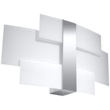 Wandleuchte Celia Chrom – Verchromte Designleuchte Mit Glasakzenten-Leuchtezauber