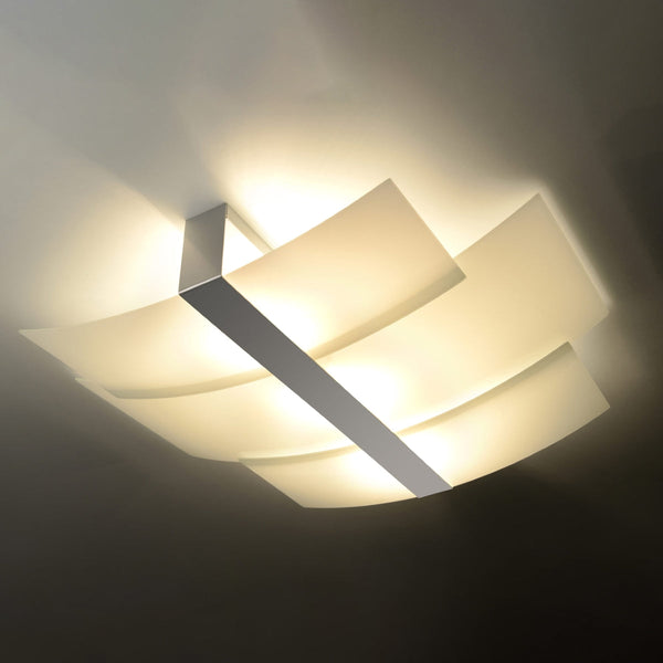 Deckenleuchte Celia Chrom, Modern, Led, Rund Ø30 Cm-Leuchtezauber