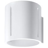Wandleuchte Inez Weiß – Runde Led-Wandlampe In Weiß, Up/Down-Design-Leuchtezauber