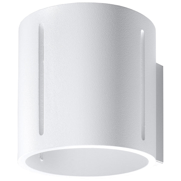 Wandleuchte Inez Weiß – Runde Led-Wandlampe In Weiß, Up/Down-Design-Leuchtezauber