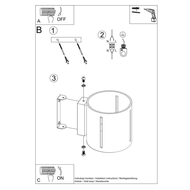 Wandleuchte Inez Weiß – Runde Led-Wandlampe In Weiß, Up/Down-Design-Leuchtezauber