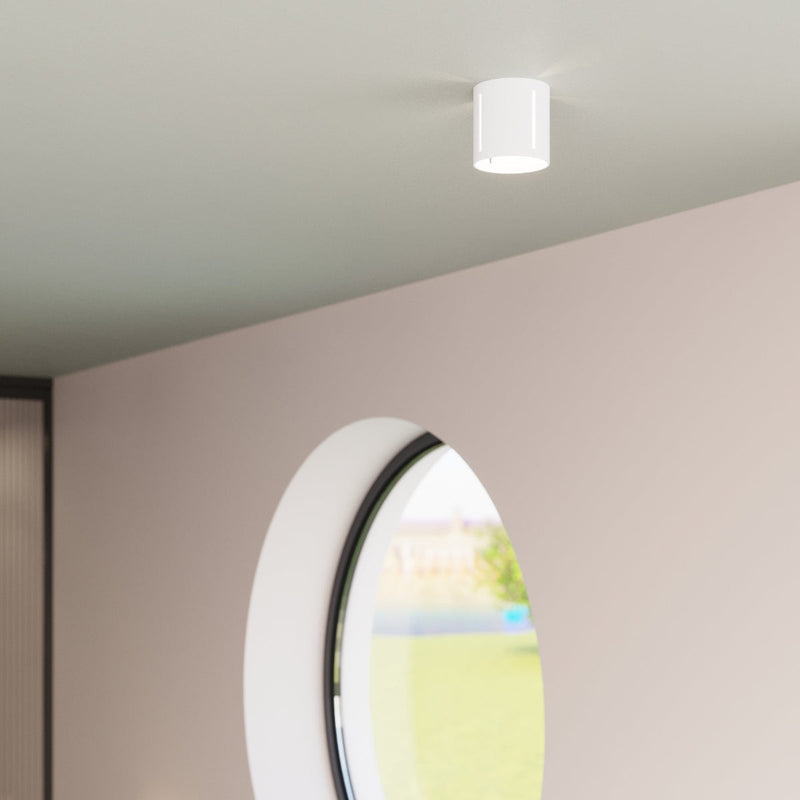 Wandleuchte Inez Weiß – Runde Led-Wandlampe In Weiß, Up/Down-Design-Leuchtezauber