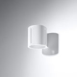 Wandleuchte Inez Weiß – Runde Led-Wandlampe In Weiß, Up/Down-Design-Leuchtezauber
