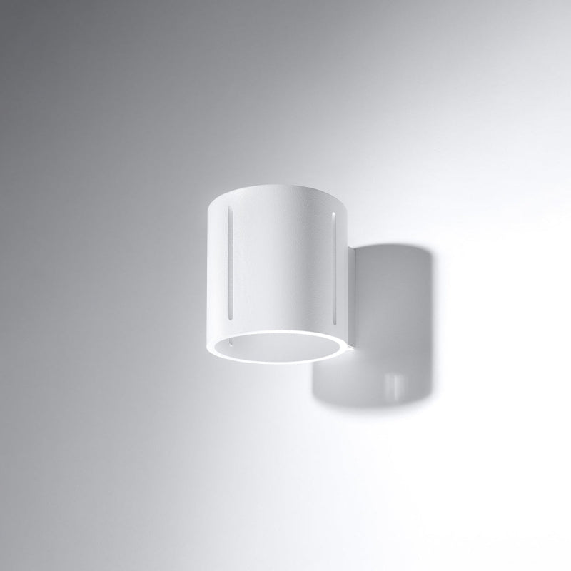 Wandleuchte Inez Weiß – Runde Led-Wandlampe In Weiß, Up/Down-Design-Leuchtezauber