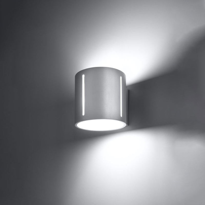 Wandleuchte Inez Weiß – Runde Led-Wandlampe In Weiß, Up/Down-Design-Leuchtezauber