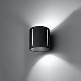 Wandleuchte Inez Schwarz – Runde Wandleuchte In Schwarz, Modern-Leuchtezauber