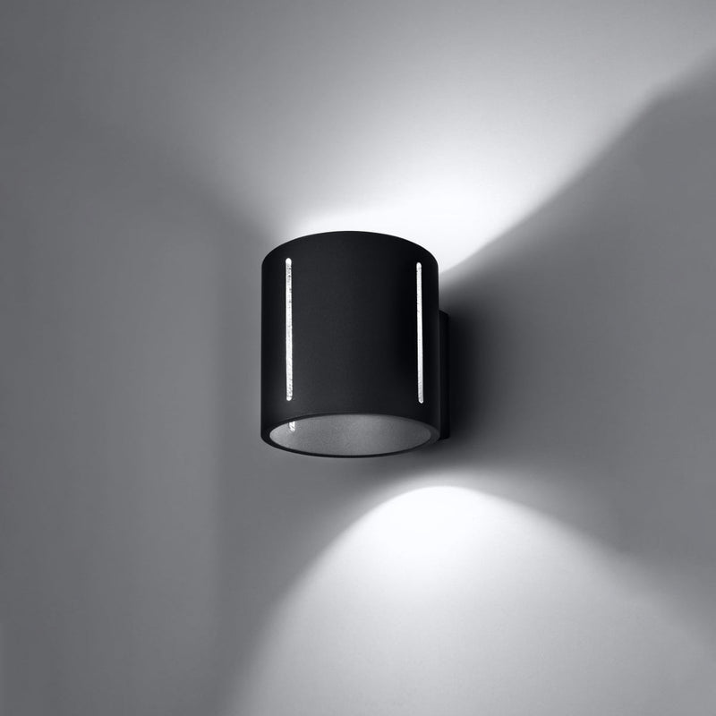 Wandleuchte Inez Schwarz – Runde Wandleuchte In Schwarz, Modern-Leuchtezauber