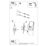 Wandleuchte Piegare – Moderne Led-Leuchte Mit Gebogenem Frontpanel-Leuchtezauber
