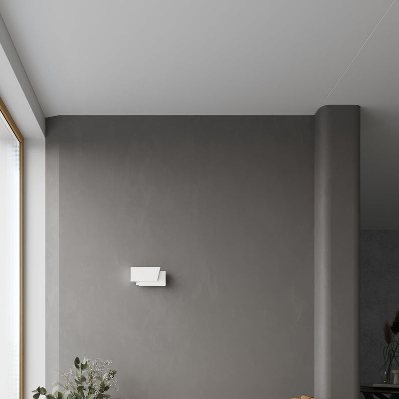 Wandleuchte Piegare – Moderne Led-Leuchte Mit Gebogenem Frontpanel-Leuchtezauber
